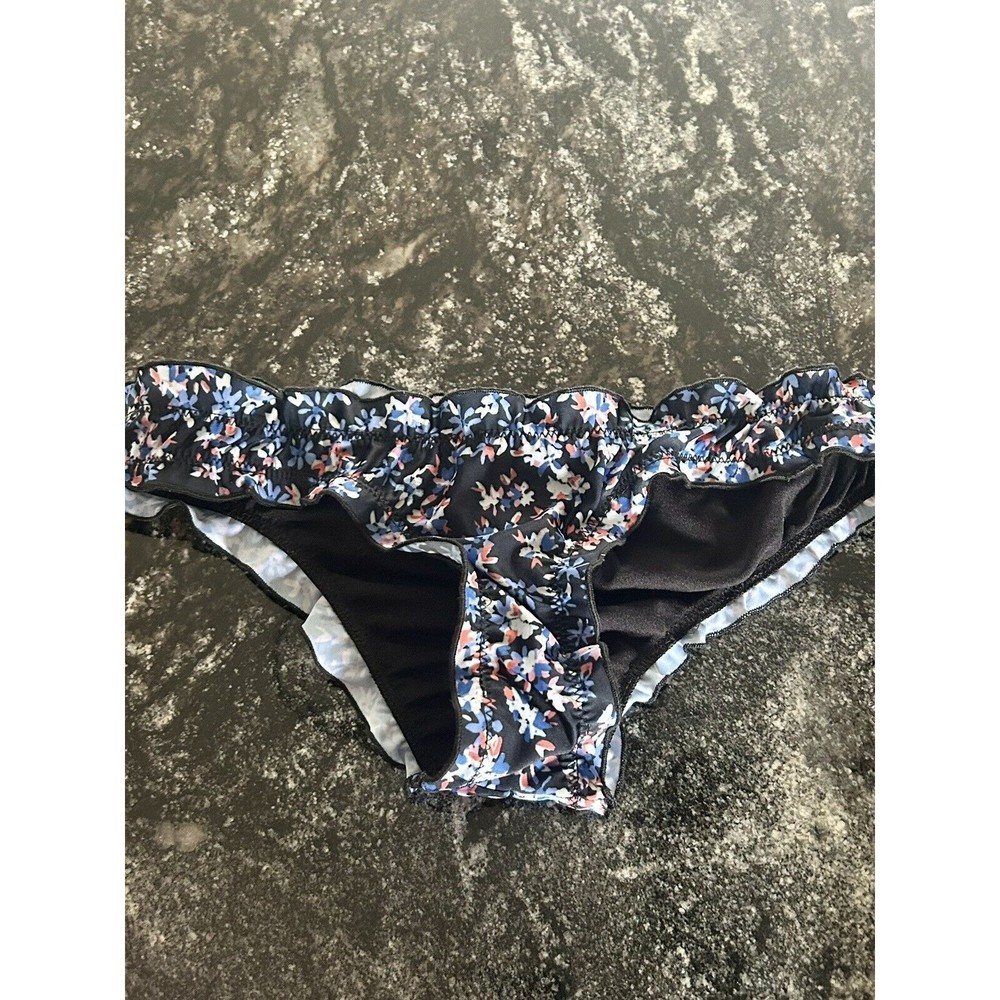 Women’s Express Swim Floral Ruffled Bikini Bottoms Extra Small